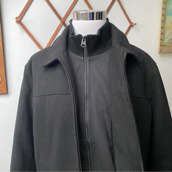 Dockers Wool Blend Double Layer Coat - Picture 4 of 15